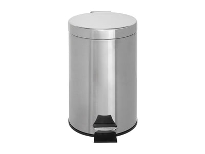 Corby Croft Pedal Bin in Polished Steel, 3L by Corby of Windsor (Corby-3451)