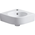 Geberit Selnova Compact Corner Basin 450mm - 1 Tap Hole - 501.519.00.6