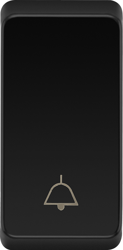 BG RRBELLPCDB Evolve Grid Black 'BELL SYMBOL' Rocker