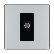 BG Screwless Polished Chrome Satellite Socket FPC64B by British General (BG-FPC64B)