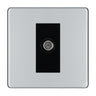 BG Screwless Polished Chrome Satellite Socket FPC64B by British General (BG-FPC64B)