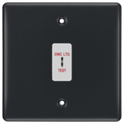 BG Part M 1 Gang 2 Way Single Pole Emergency Light Test Key Grid Switch