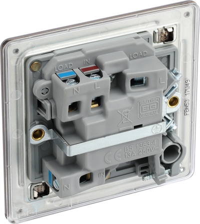 BG FBN53 Nexus Screwless Flat-Plate Switched Fused Connection Spur Unit Flex