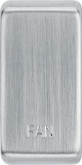 BG Electrical RRFNBS Nexus Grid Brushed Steel Rocker Fan