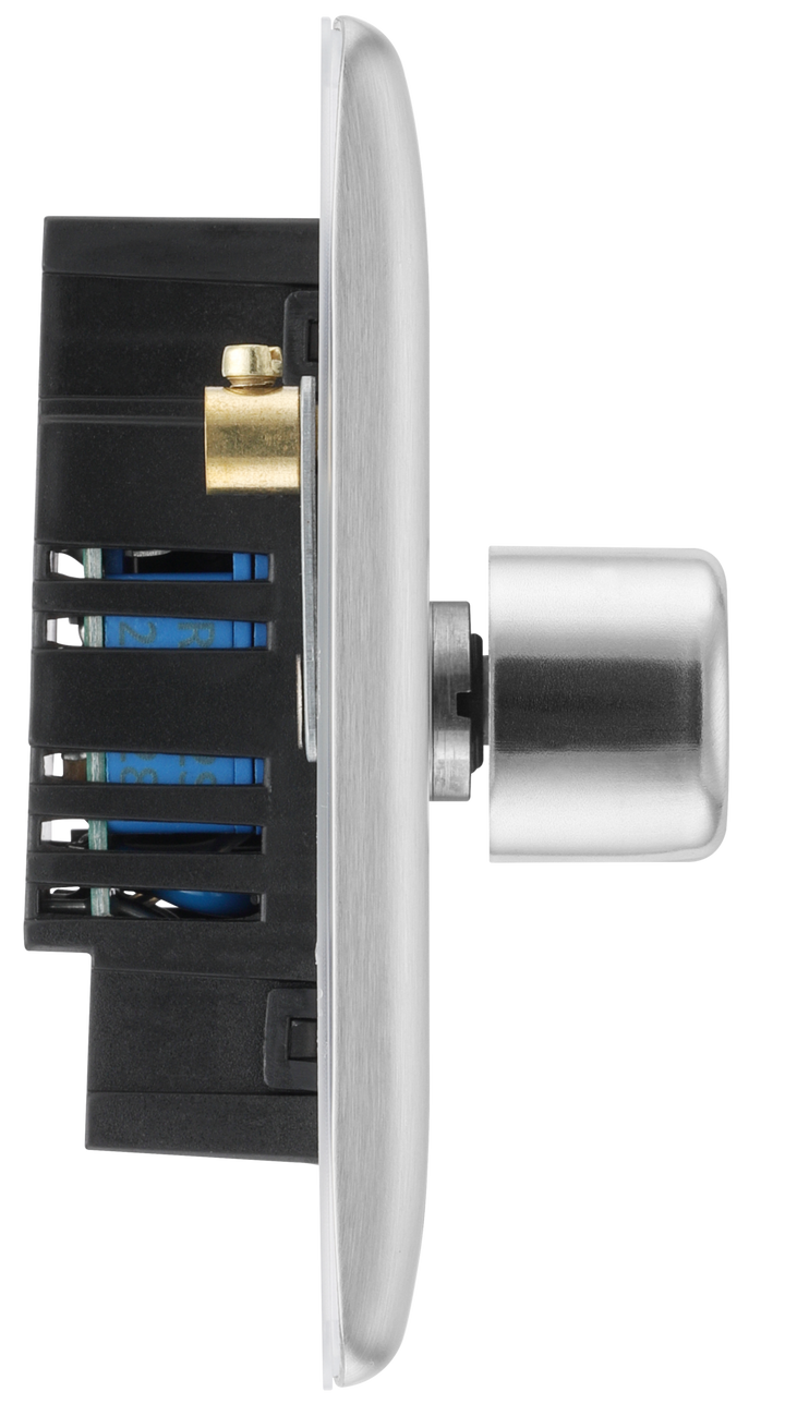 NBS81 Side - This trailing edge single dimmer switch from British General allows you to control your light levels and set the mood.