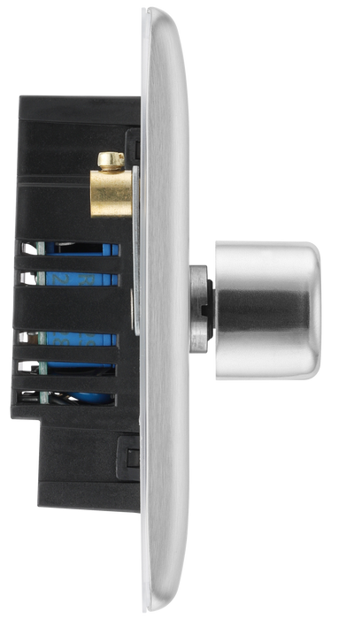 NBS81 Side - This trailing edge single dimmer switch from British General allows you to control your light levels and set the mood.