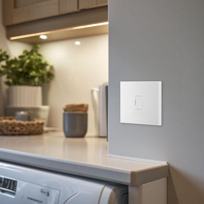 BG 952 Moulded Square Edge | White | 13A Unswitched Fused Connection Unit by British General (BG-952)