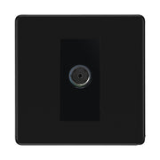 BG Screwless Matt Black Co-axial Socket FFB60B by BG Nexus (BG-FFB60B)