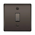 BG Nexus Metal Black Nickel 20A Double Pole Switch NBN30