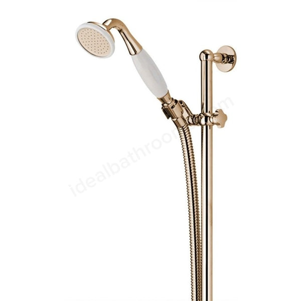 Aqualisa AQUATIQUE Shower Kit; Adjustable Height; for Exposed Valve; Gold - 561.04