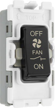 BG RPCDB15 Evolve Grid Black 10A 3 Pole Fan Isolator Switch Module by British General (BG-RPCDB15-Shopify-SA_1)