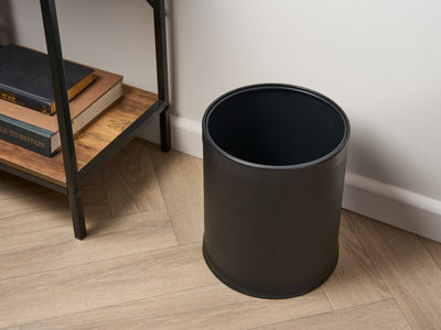 Corby Highland 9L Double Layer Bin in Black PU Leather