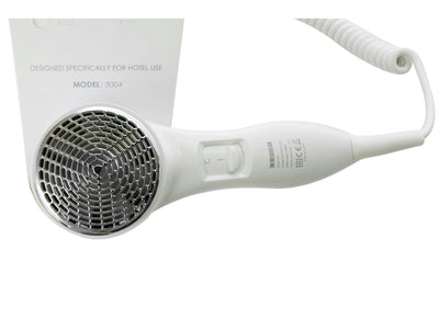 Corby Kendal 1600W Wall Mounted Hair Dryer with Shaver Socket in White - No Plug by Corby of Windsor (Corby-8997)