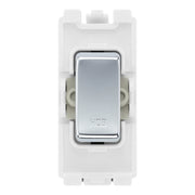 BG RRHBPC Polished Chrome 20 Amp Double Pole Appliance Grid Switch Labelled Hob by British General (BG-RRHBPC+RPC30)