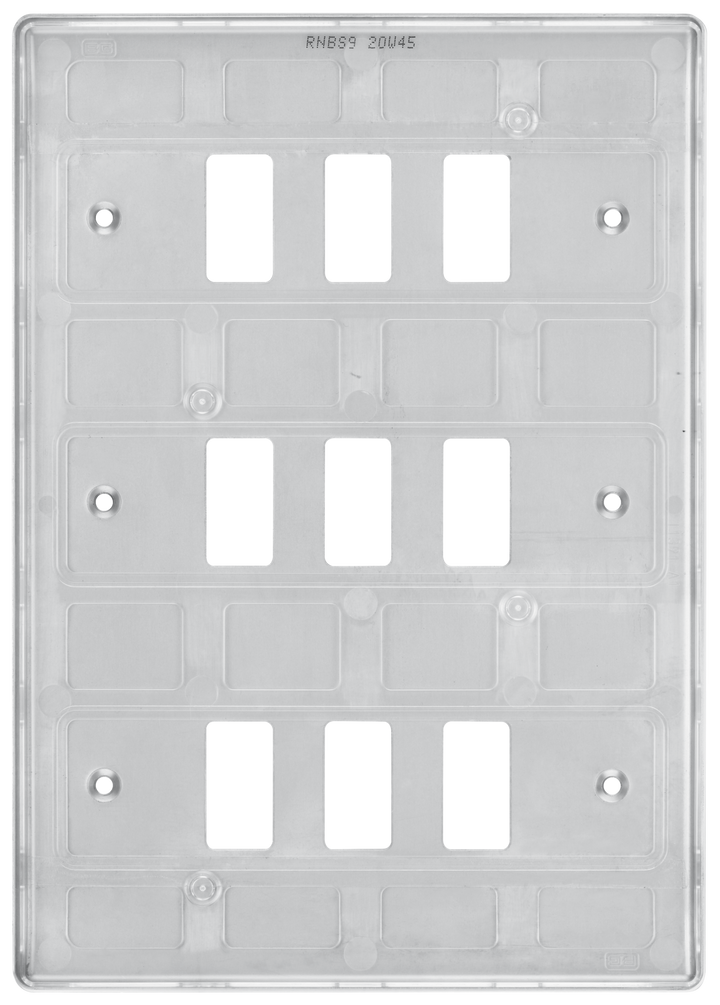 RNBS9 Back - The Grid modular range from British General allows you to build your own module configuration with a variety of combinations and finishes.