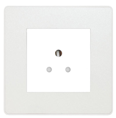 BG Evolve Pearl White 2A Unswitched Socket PCDCL2AUSSW