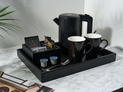 Corby Buxton Standard Hospitality Tray Black BUSA Bamboo