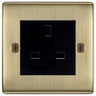BG Nexus Metal Antique Brass 13A Unswitched Socket NAB23B by British General (BG-NAB23B)