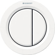 Geberit Type 01 WC Dual Flush Button Alpine White - 116.050.11.1 by Geberit (Geberit-116.050.11.1)