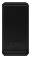 BG RRLTFB Nexus Grid Rocker Embossed (LIGHTS) - Matt Black