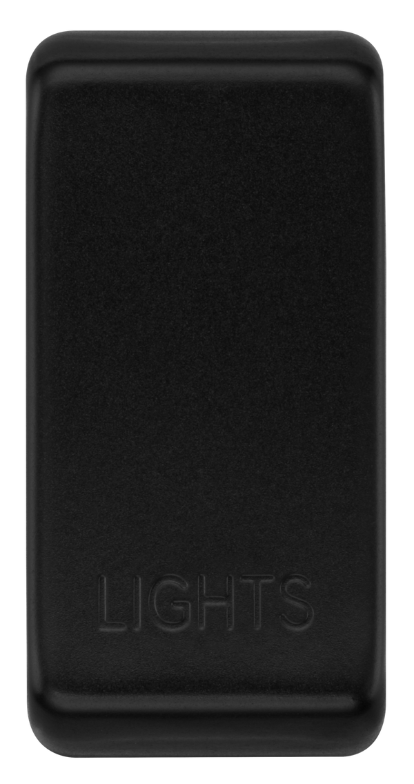 BG RRLTFB Nexus Grid Rocker Embossed (LIGHTS) - Matt Black