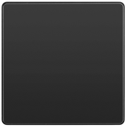 BG Evolve PCDBC94B Single Blank Plate - Black Chrome (Black) by British General (BG-PCDBC94B)
