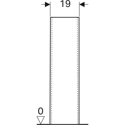 Geberit Selnova Full Pedestal - 501.449.00.6