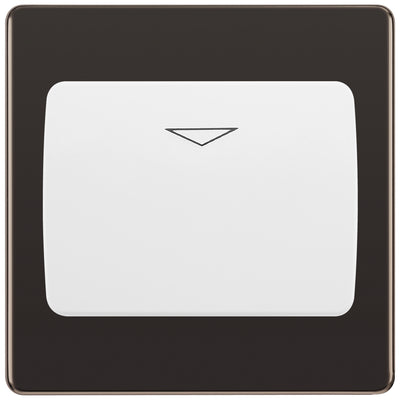 BG Screwless Black Nickel Key Card Switch FBNKYCSW by British General (BG-FBNKYCSW)