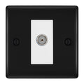 BG Nexus Metal Matt Black Co-axial Socket NFB60W