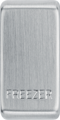 BG Electrical RRFZBS Nexus Grid Brushed Steel Rocker Freezer