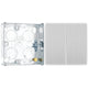 BG Evolve Brushed Steel 2 Way Double Edge to Edge Rocker Switch PCDBS42EW with 25mm Steel Back Box