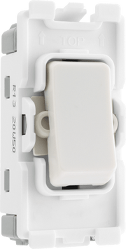 BG R13 Nexus Grid White 20A 20AX Intermediate Switch Module by British General (BG-R13)