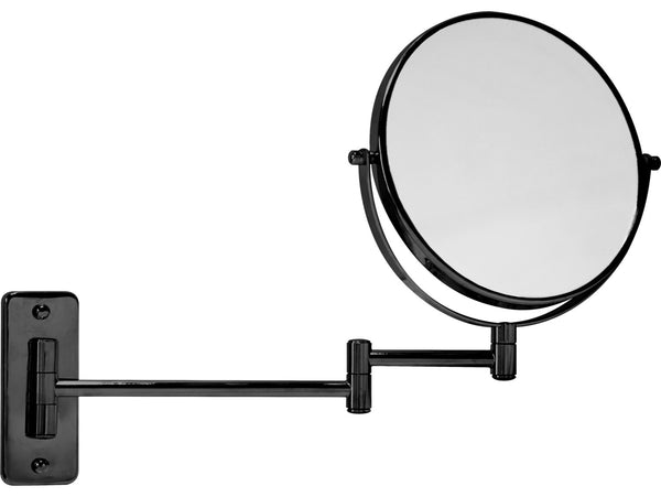 Corby Winchester Wall Mounted Non-Illuminated Mirror in Black Chrome