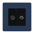 BG Evolve Matt Blue TV & Satellite Socket PCDDBTVSATB