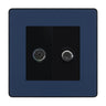 BG Evolve Matt Blue TV & Satellite Socket PCDDBTVSATB by BG Evolve (BG-PCDDBTVSATB)