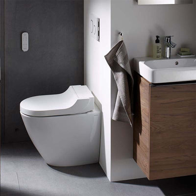 Geberit Aquaclean Tuma Comfort Complete Back To Wall Pan - White - 146.310.11.1 by Geberit (Geberit-146.310.11.1)