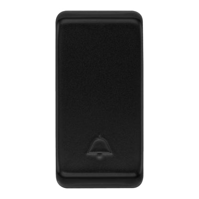 BG RRBELLFB Matt Black 20 Amp Double Pole Appliance Grid Switch Labelled Bell Symbol