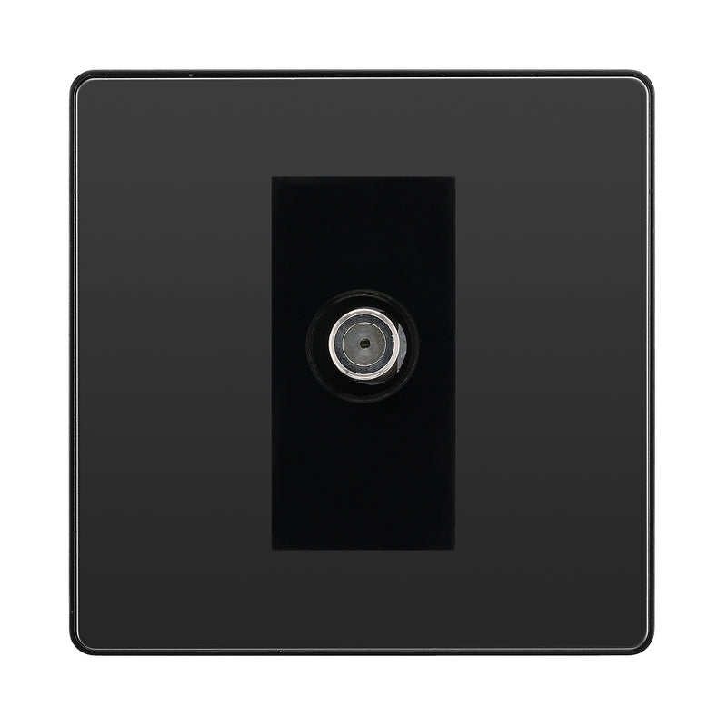 BG Evolve Black Chrome Satellite Socket PCDBC64B