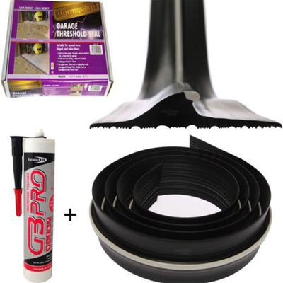 Astroflame Garage Door Floor Seal Kit (Black - 2515mm Kit) by Astroflame (Astro-ADGDFSBLK/2515)