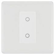 BG Nexus White Moulded Single Master Touch Dimmer Switch by British General (BG-8EMS1+EMTDMW)