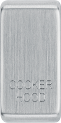 BG Electrical RRCHBS Nexus Grid Brushed Steel Rocker Cooker Hood