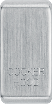BG Electrical RRCHBS Nexus Grid Brushed Steel Rocker Cooker Hood