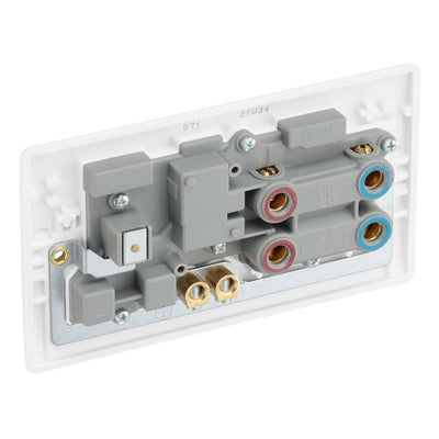 BG 871 Moulded Round Edge | White | 45A Switch 13A Switched Socket Cooker Control Unit