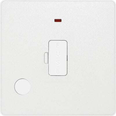 Switches: BG Evolve Pearlescent White Screwless Switches & Sockets White Insert Full Range PCDCL12W - Single Light Switch 20A by British General (BG-EVOLVE-PEARLESCENT-WHITE-PCDCL12W)