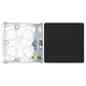 BG Evolve Matt Black Intermediate Edge to Edge Rocker Switch PCDMB13EB with 25mm Steel Back Box