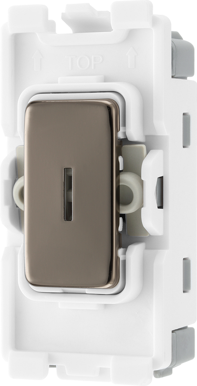 RBN12KY Front - The Grid modular range from British General allows you to build your own module configuration with a variety of combinations and finishes.