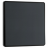BG Evolve Matt Grey Intermediate 20A Edge to Edge Rocker Light Switch | PCDMG13EB by British General (BG-PCDMG13EB)