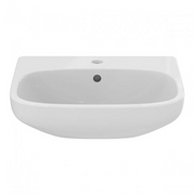 Ideal Standard i.Life A 500mm Semi-Recessed Basin With Overflow - White - E24670 by Ideal Standard (idealstandard-E246701)