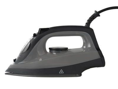 1600W Steam Iron (Y-879) in Black - UK Plug