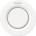Geberit Type01 Round WC Single Flush Button For Concealed Cistern - White - 116.040.11.1